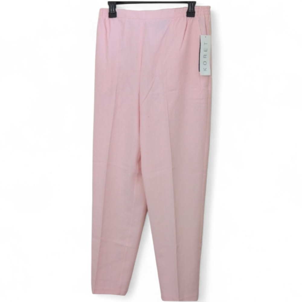 🆕Koret Pink 🩷 Straight Leg Pants, Size 12, Tummy Control